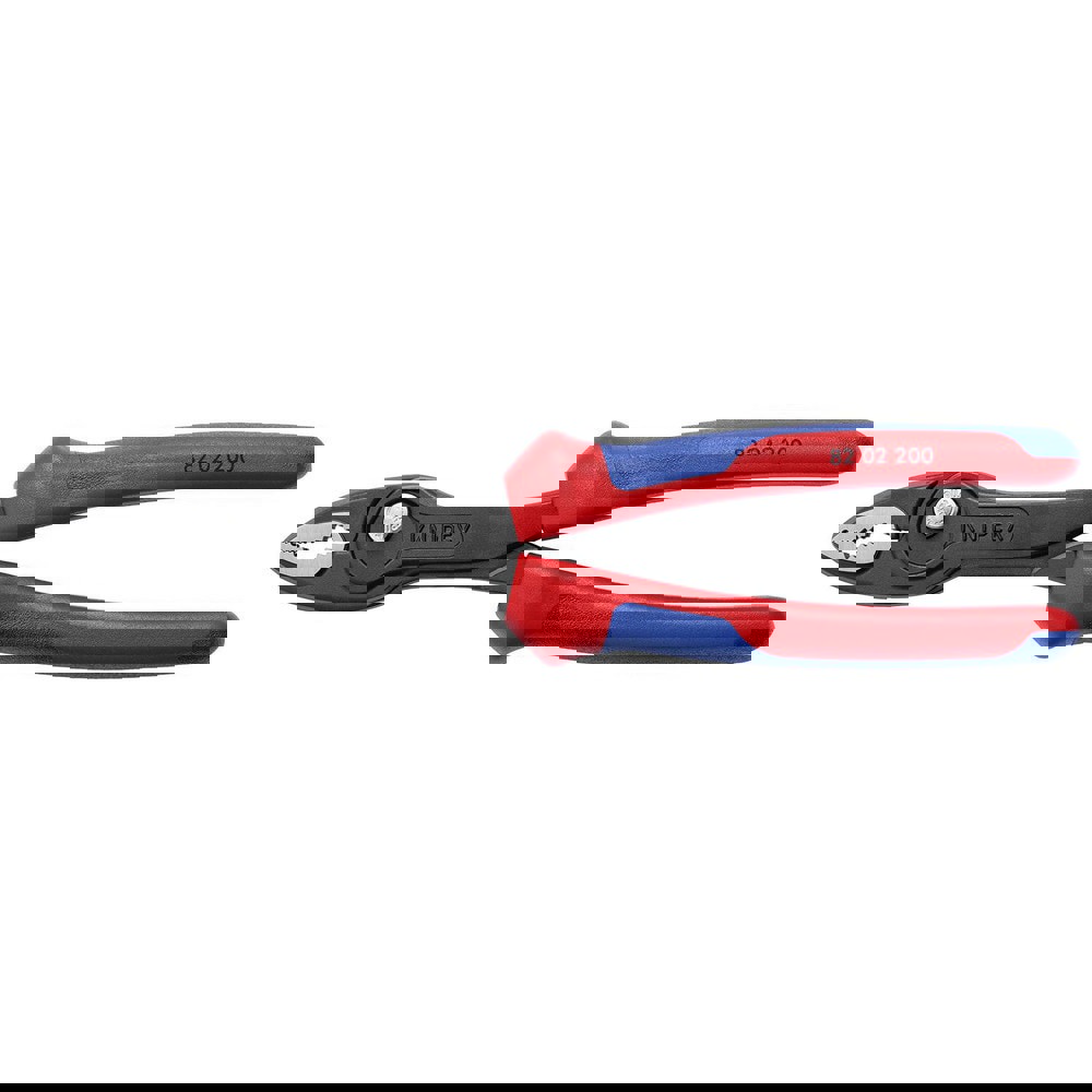 Slip Joint Pliers; Jaw Texture: Serrated ; Jaw Length: 1in ; Jaw Width: 1.75 ; Overall Length: 8.00 ; Thin Nose: No ; Maximum Jaw Opening: 0.875